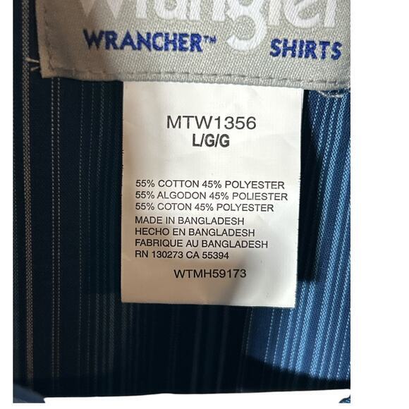 Western Shirt Men's LT Multicolor Plaid Cow  Pearl Snap - Picture 5 of 5